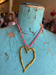 Sweet Heart Cord Necklace