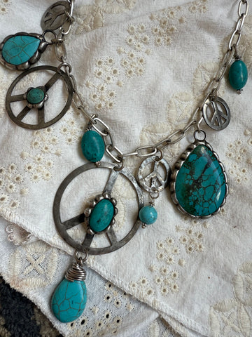 Art By Amy Peace Charm Necklace