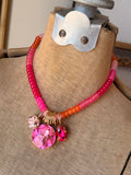 Sunset Jade Drop Necklace