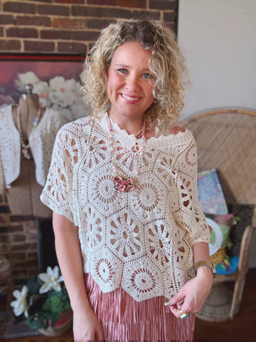 Meadow Lace Crochet Tunic