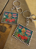 “Granny/Girlie on the Go Keychain” – Funny Retro Driver Keychain