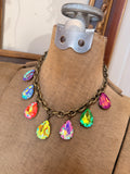 Prismatic Teardrop Necklace