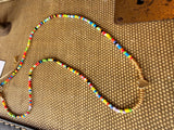 Sweetheart Seed Bead Necklace by Jennifer Thames Originals