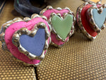 Heart Stacked Howlite Ring