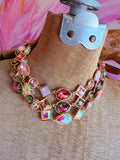 Kaleidoscope Crystal Necklace