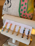 WAFA Small Crystal Cascade Drop Earrings