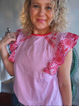 Lilac Daydream Embroidered Knit Top