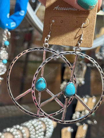 Peace & Turquoise Drops