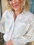 Meadow Mist Eyelet Blouse