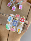 Get your Mahj On Stretch Bracelet