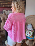 Sugar Lace Button-Up