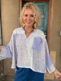 Lavender Daydream Patchwork Top
