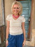 Ivory Free Spirit Lace Top