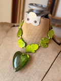 Emerald Heartbeat Necklace