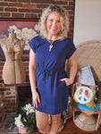 Navy Nomad Dress