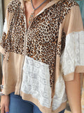 Wild Lace Zip Hoodie
