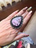 Desert Rose Rhodonite Ring
