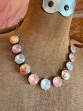 Chunky Pink Opal Dream Crystal Necklace