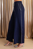 Midnight Sparkle Satin Tracksuit Set