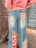 Wildflower Wanderer Patchwork Jeans