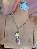 Double Take Crystal Necklace