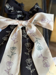 Rose Line Twilly Scarf