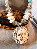 (Preorder) A Rare Bird Sun Moon Necklace