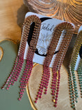 Rainbow Afterglow Crystal Earrings by Jaded Gypsy