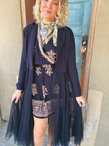 Black Midnight Waltz Jacket