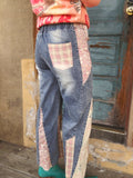 Patchwork Wanderer Denim Pants