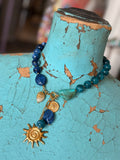 “Ocean Glow Lariat Necklace” by Jennifer Thames Originals