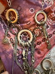 “Wild Spirit Necklace” – Art by Amy Ivory Rings & Metal Fringe Statement