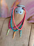 Color Current Gemstone Fish Necklace by Jennifer Thames Originals