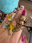 Bee & Bug Stretch Rings