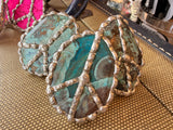Teal Harmony Peace Ring