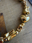 Jennifer Thames Chunky Heart & Abstract Choker