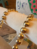 WAFA Golden Glow Beaded Necklace