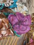 A Rare Bird Handmade Leather Bloom Pin