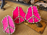 Peace, Love & Pink Ring