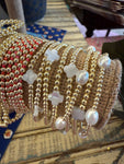 Jennifer Thames Stacking Gold Dipped Bracelet