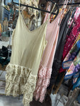 A Rare Bird Vintage Slip Dress Black / Tan / Pink