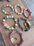 Lucky Garden Chinoiserie Bracelet Mahjong