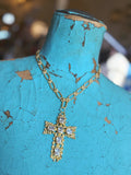 Radiant Cross Crystal Necklace