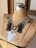 Haunted Glass Ghost Necklace by Gypsy South