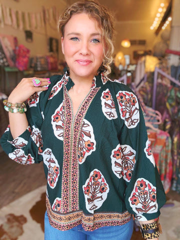 Wildflower Forest Tunic (S-2X)