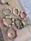 Lucky Garden Chinoiserie Bracelet Mahjong