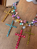 Prism Grace 5 Cross Necklace