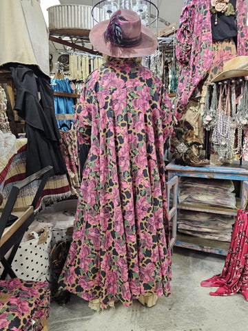 A Rare Bird Rose Leopard Duster