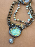 Moonlit Pumpkin Necklace — by Art by Amy