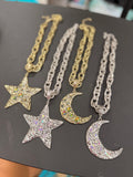Celestial Spark Pendant Necklace